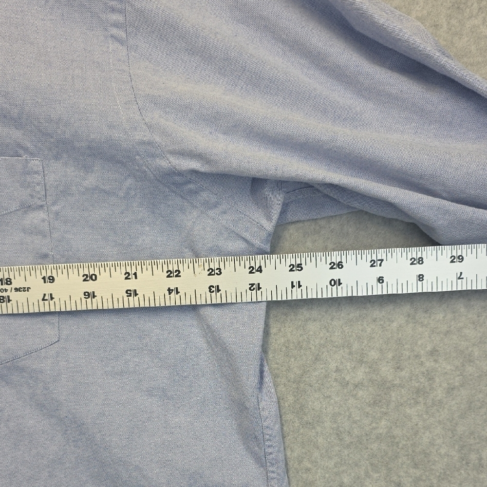 Stafford Oxford Light Blue Button Down Shirt Vintage Men’s 17 35 - Picture 5 of 7